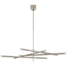 Visual Comfort & Co. Signature Collection ALL US KW 5589PN-CG - Rousseau Grande Eight Light Articulating Chandelier