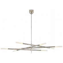 Visual Comfort & Co. Signature Collection ALL US KW 5589PN-EC - Rousseau Grande Eight Light Articulating Chandelier