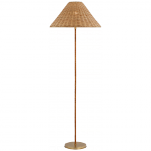 Visual Comfort & Co. Signature Collection ALL US MF 1200SB-NTW - Wimberley Medium Wrapped Floor Lamp