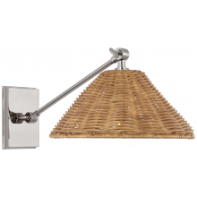 Visual Comfort & Co. Signature Collection ALL US MF 2200PN-NTW - Wimberley Single Library Wall Light