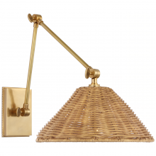 Visual Comfort & Co. Signature Collection ALL US MF 2201SB-NTW - Wimberley Double Library Wall Light