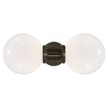 Visual Comfort & Co. Signature Collection ALL US RL 2550BZ-WG - McCarren Double Sconce