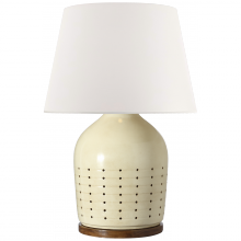 Visual Comfort & Co. Signature Collection ALL US RL 3663ICO-L-CL - Halifax 28" Cordless Pierced Ceramic Table Lamp