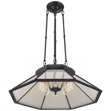 Visual Comfort & Co. Signature Collection ALL US RL 5064BZ-WG - Rivington Medium Eight-Paneled Chandelier