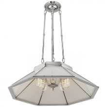 Visual Comfort & Co. Signature Collection ALL US RL 5064PN-WG - Rivington Medium Eight-Paneled Chandelier