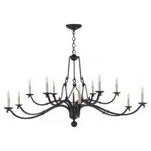 Visual Comfort & Co. Signature Collection ALL US RL 5730AI - Allegra Large Two-Tiered Chandelier