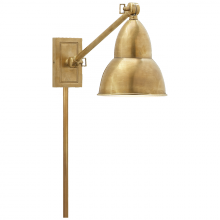 Visual Comfort & Co. Signature Collection ALL US S 2601HAB - French Library Single Arm Wall Lamp