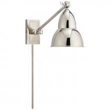 Visual Comfort & Co. Signature Collection ALL US S 2601PN - French Library Single Arm Wall Lamp