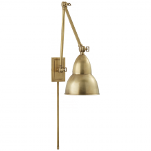 Visual Comfort & Co. Signature Collection ALL US S 2602HAB - French Library Double Arm Wall Lamp