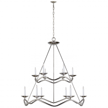 Visual Comfort & Co. Signature Collection ALL US S 5041PN - Choros Two-Tier Chandelier