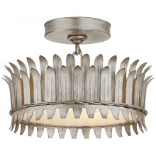 Visual Comfort & Co. Signature Collection ALL US SK 4205BSL - Leslie 12" Semi-Flush