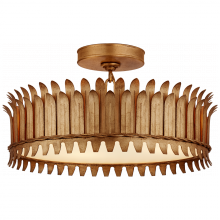 Visual Comfort & Co. Signature Collection ALL US SK 4206GI - Leslie 16" Semi-Flush