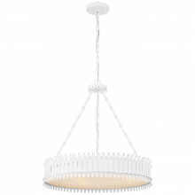 Visual Comfort & Co. Signature Collection ALL US SK 5206PW-FA - Leslie 27" Chandelier