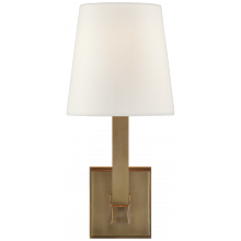 Visual Comfort & Co. Signature Collection ALL US SL 2819HAB-L - Square Tube Single Sconce