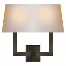 Visual Comfort & Co. Signature Collection ALL US SL 2820BZ-NP2 - Square Tube Double Sconce