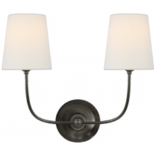 Visual Comfort & Co. Signature Collection ALL US TOB 2008BZ-L - Vendome Double Sconce
