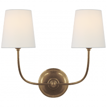 Visual Comfort & Co. Signature Collection ALL US TOB 2008HAB-L - Vendome Double Sconce
