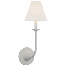 Visual Comfort & Co. Signature Collection ALL US TOB 2450PW-L - Piaf Single Sconce