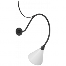 Visual Comfort & Co. Signature Collection ALL US TOB 2806MBK/S10-WHT - Academy 26.5" Anchored Larrabee Barn Light