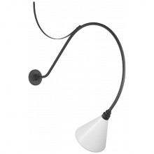 Visual Comfort & Co. Signature Collection ALL US TOB 2807MBK/S10-WHT - Academy 36" Anchored Larrabee Barn Light