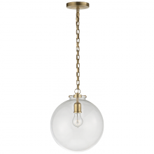 Visual Comfort & Co. Signature Collection ALL US TOB 5226HAB/G4-CG - Katie Globe Pendant