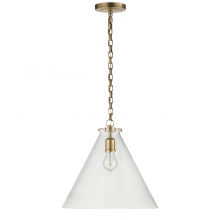 Visual Comfort & Co. Signature Collection ALL US TOB 5226HAB/G6-CG - Katie Conical Pendant