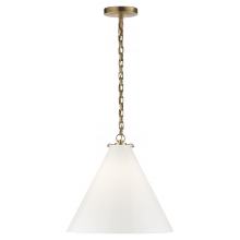 Visual Comfort & Co. Signature Collection ALL US TOB 5226HAB/G6-WG - Katie Conical Pendant