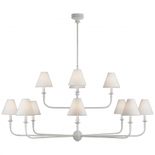 Visual Comfort & Co. Signature Collection ALL US TOB 5453PW-L - Piaf Grande Two-Tier Chandelier