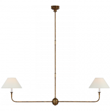 Visual Comfort & Co. Signature Collection ALL US TOB 5455AG-L - Piaf Large Two Light Linear Pendant