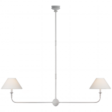 Visual Comfort & Co. Signature Collection ALL US TOB 5455PW-L - Piaf Large Two Light Linear Pendant