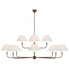 Visual Comfort & Co. Signature Collection ALL US TOB 5458AG-L - Piaf Oversized Two Tier Chandelier