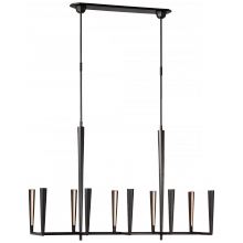 Visual Comfort & Co. Signature Collection ALL US TOB 5715BZ - Galahad Large Linear Chandelier