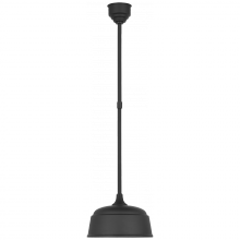 Visual Comfort & Co. Signature Collection ALL US TOB 5811MBK-MBK - Academy 12.5" Rockhouse Pendant