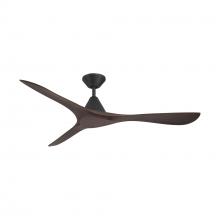 Modern Forms US - Fans Only FR-D2504-60-MB/DW - Carve 60 Downrod Ceiling Fan