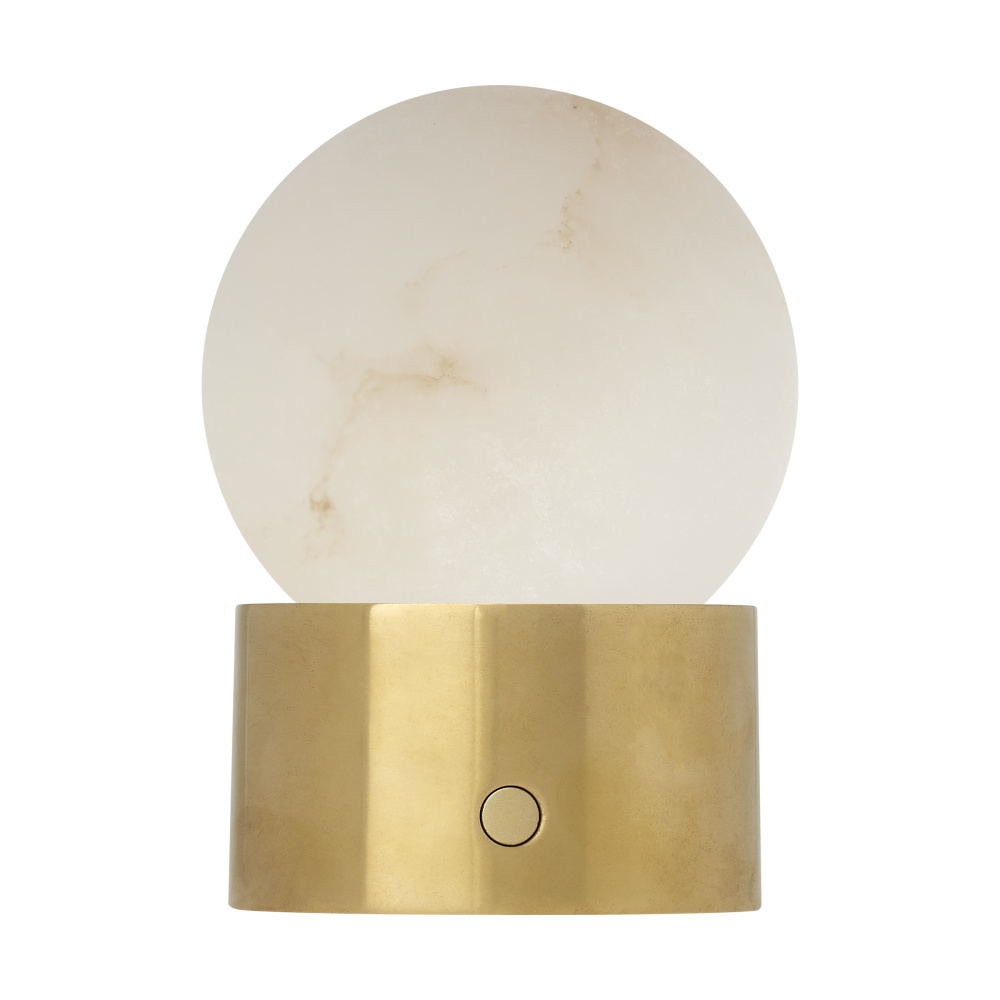 Mina Alabaster Accent Rechargeable Table Lamp