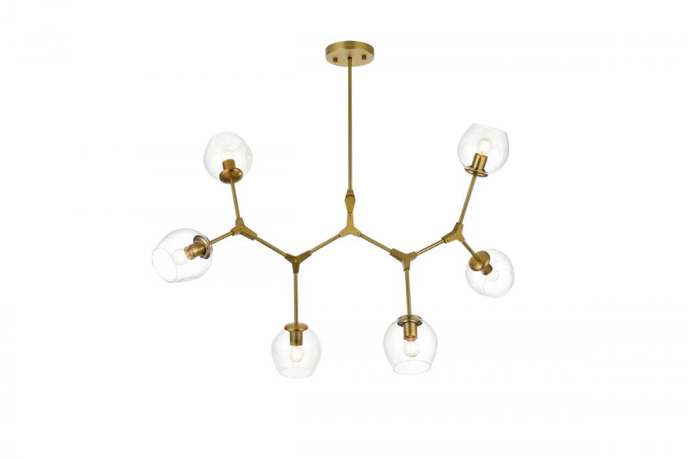 Cavoli HANG L49"W28"H28" L6 Brass