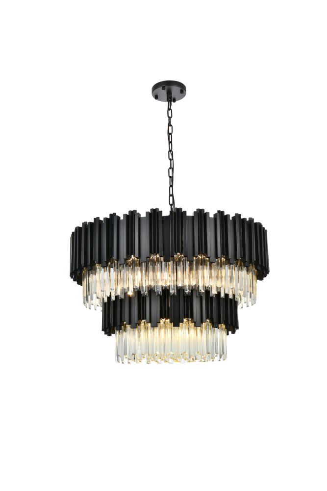 Pendant D32"H19"L12 Black