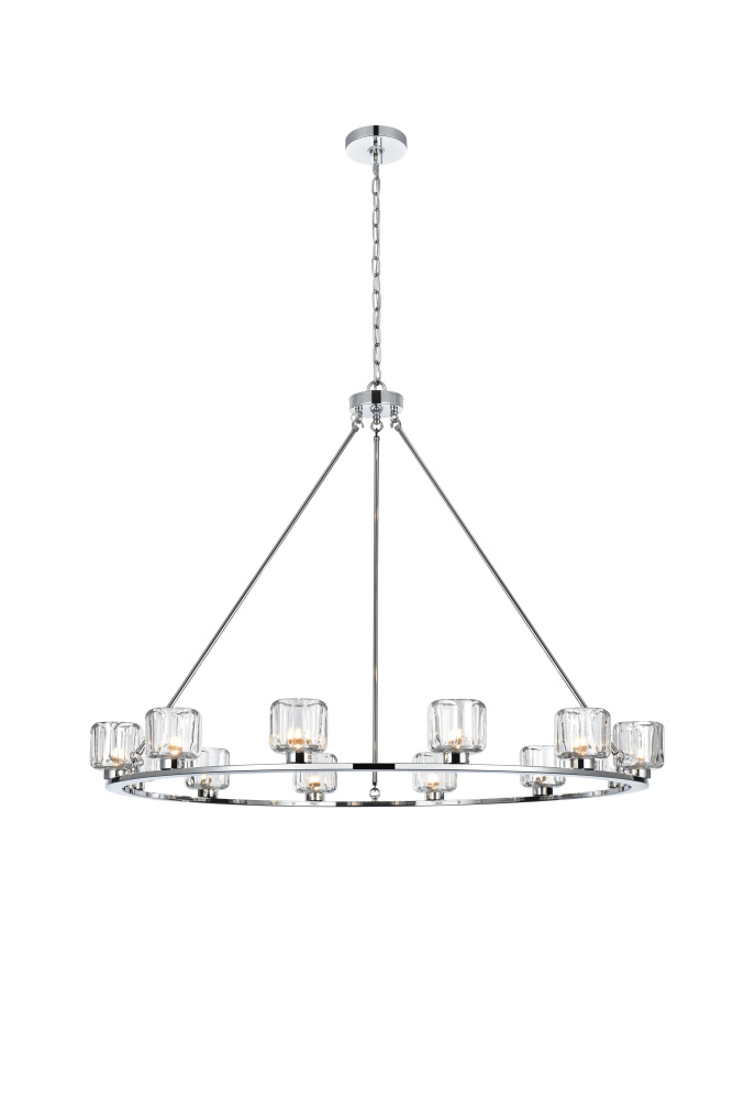 Cadence 48 inch Chandelier in Chrome