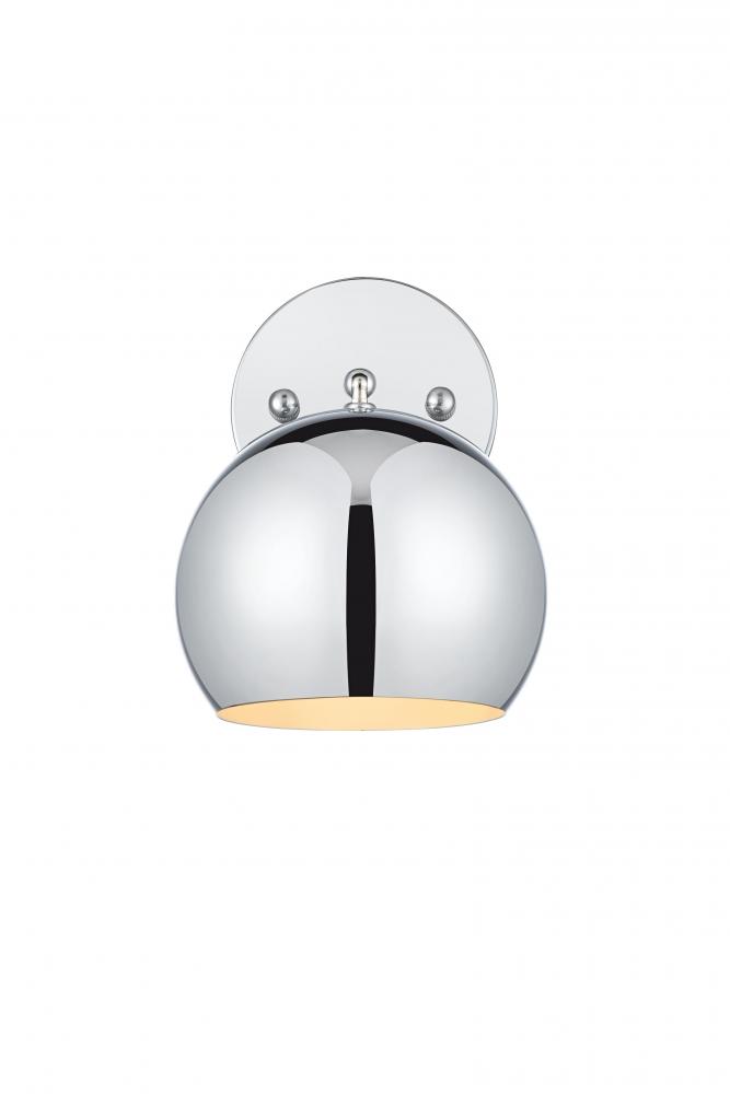 Othello Wall Sconce W5.9"E9.1"H7.8" Chrome