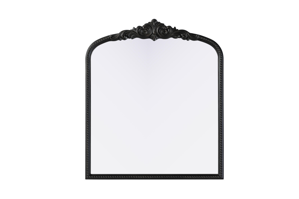 Naomi Vintage Resin Mirror 36x42 in Vintage Bronze