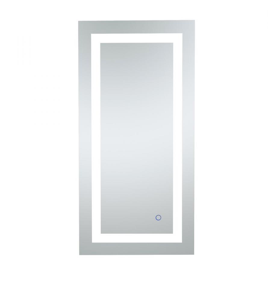 Helios 18in x 36in Hardwired LED mirror with touch sensor and color changing temperature