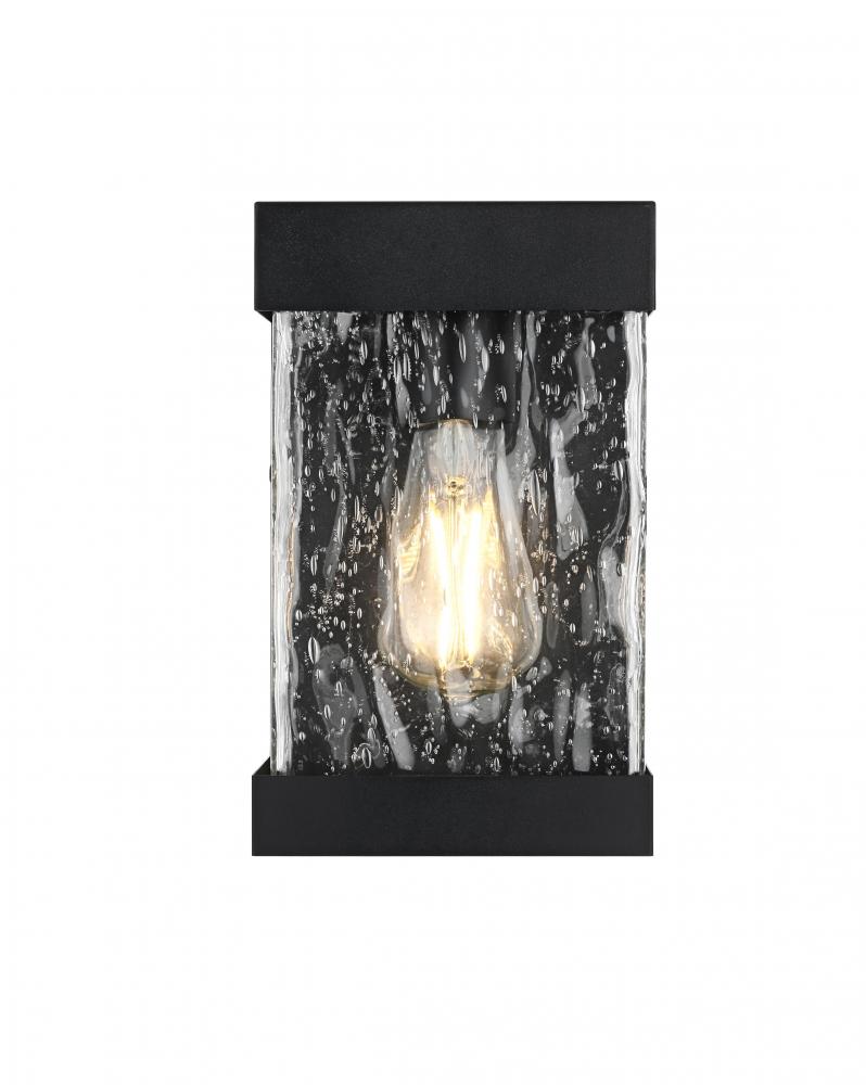 Wall sconce W6" H10" E4" L1 Black