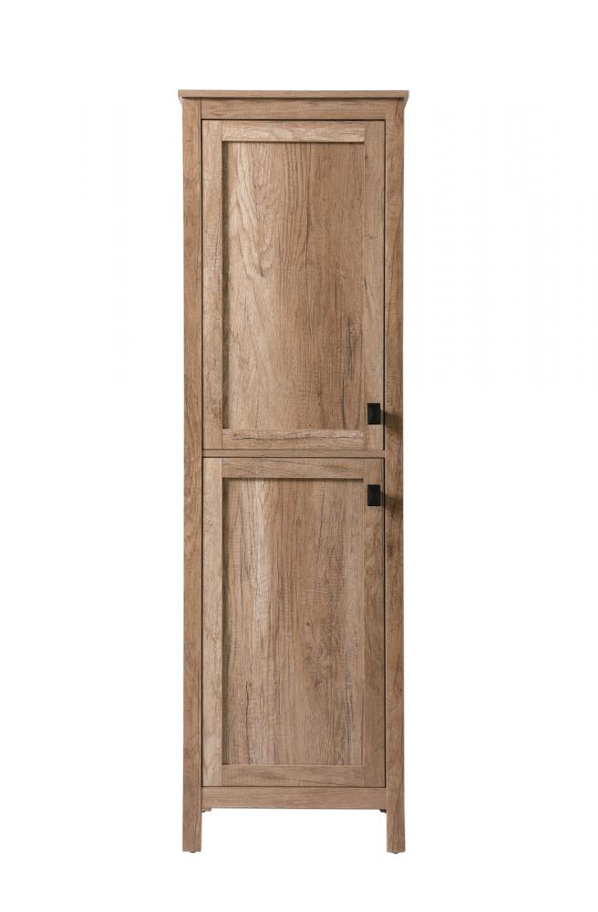 Bath Storage Cabinet 2dr 20Wx22Dx65H natural oak