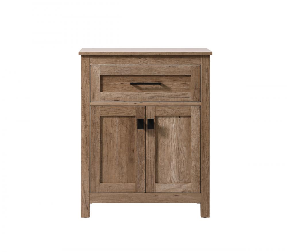 Bath Storage Cabinet 2dr1dw 24Wx16Dx30H natural oak