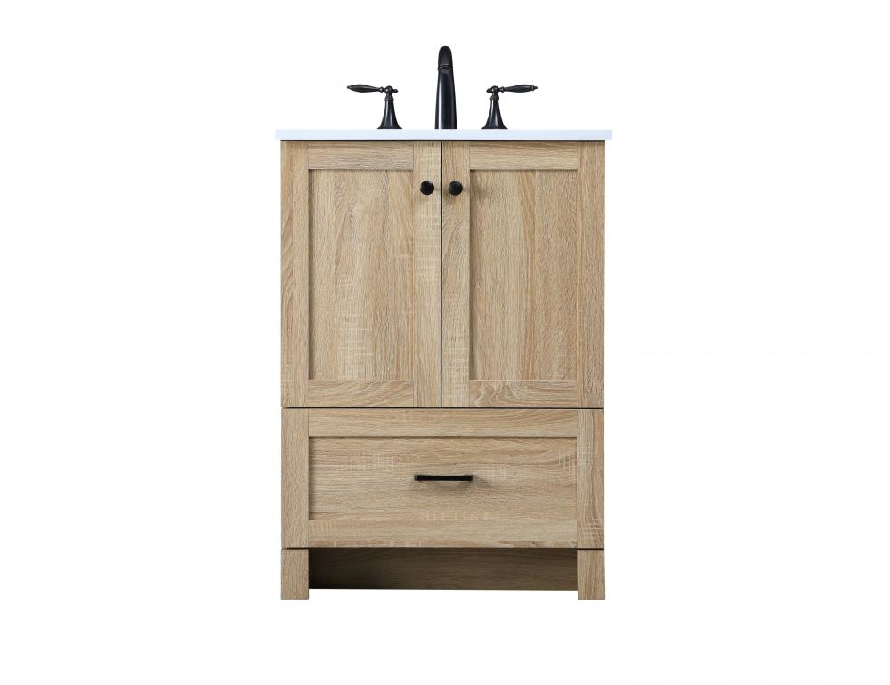 Vanity Cabinet 24"x19"x34" VW Mango Wood