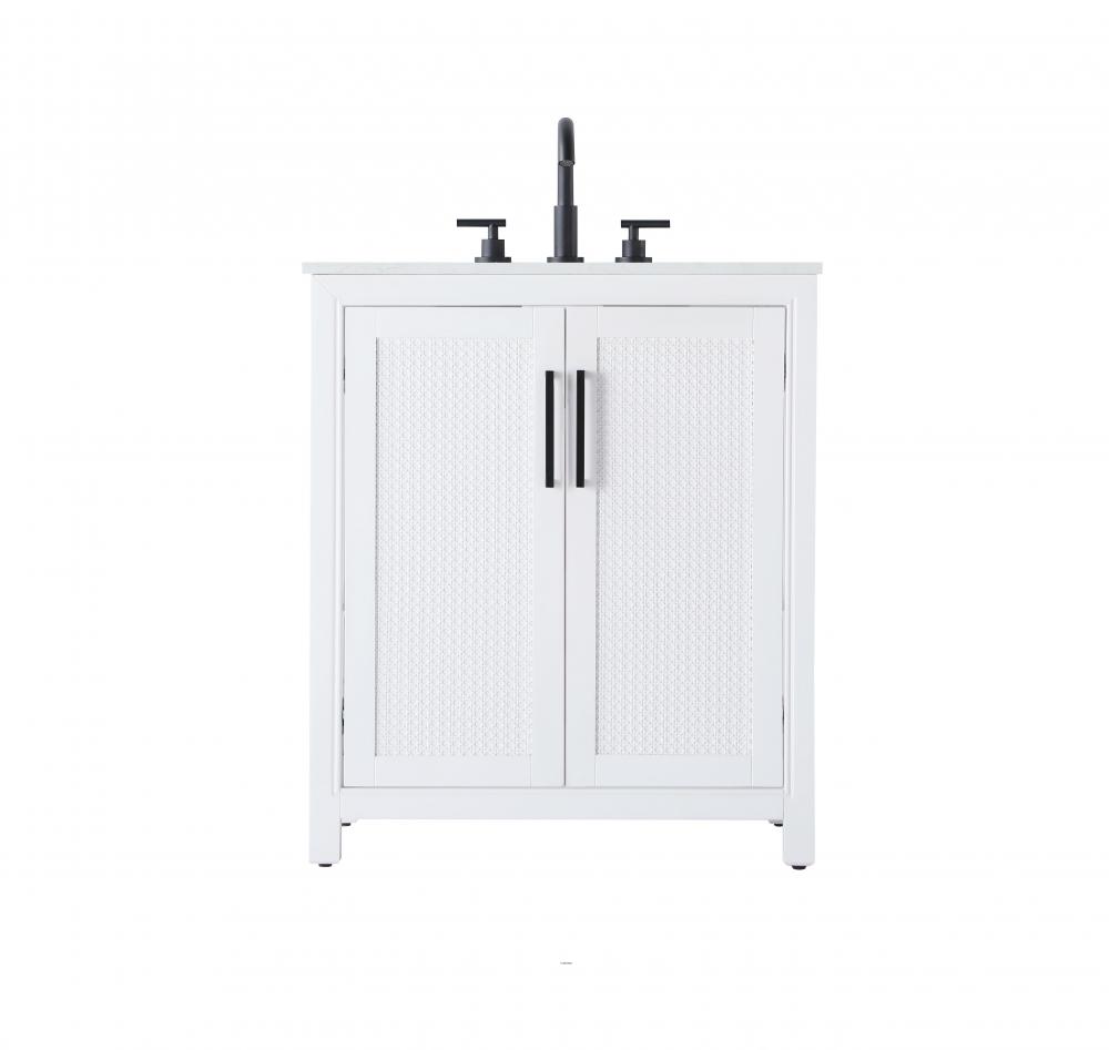 Vanity Cabinet 2Dr 30x21.5x35 White