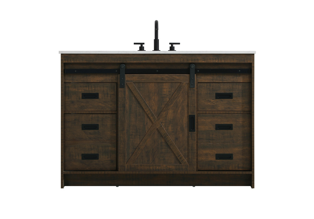 Vanity Cabinet 1Dr 4Dw 48''x34''x22'' Expresso