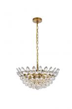 Elegant 1104D20BR - Emilia 20 inch pendant in brass