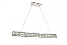 Elegant 3501D42C - Valetta Integrated LED chip light Chrome Chandelier Clear Royal Cut Crystal