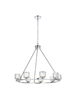Elegant 5100D36C - Cadence 36 inch Chandelier in Chrome